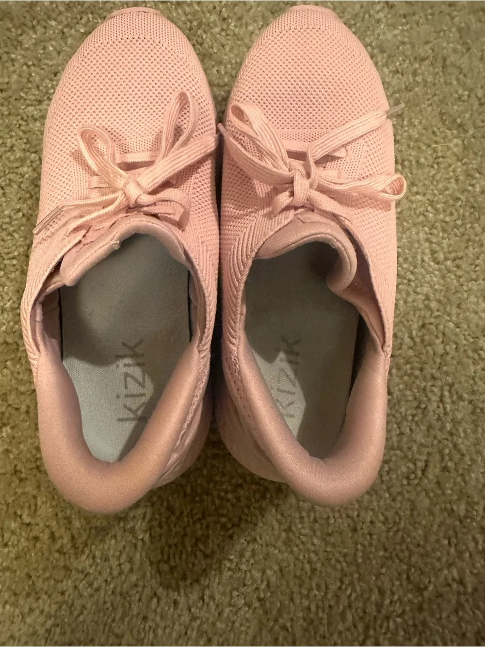 Kizik Athens Womens Size 8.5 US Pink HandsFree Slip On Shoes Sneakers Comfort